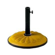 Load image into Gallery viewer, International Caravan 23900AP-25-TC-IC Furniture Piece Resin Sunflower Umbrella Stand, Terra Cotta
