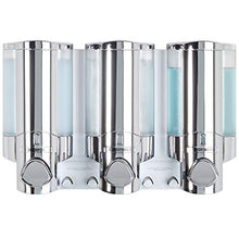 Load image into Gallery viewer, Better Living Products 76345 AVIVA Three Chamber Dispenser, Chrome
