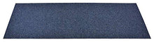 Load image into Gallery viewer, Tough Collection Custom Size Roll Runner Blue 27 in or 36 in Wide x Your Length Choice Slip Resistant Rubber Back Area Rugs and Runners (Blue, 27 in x 12 ft)
