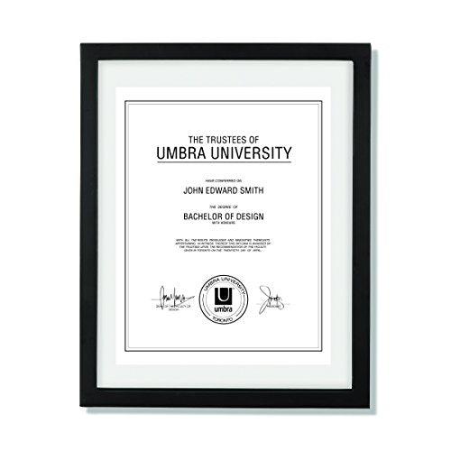 Umbra 316280 040  Floating Frame For Displaying Documents, Diploma, Certificate, Photo Or Artwork, 1