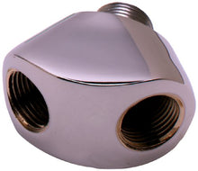Load image into Gallery viewer, T&amp;S Brass BL-4250-08 Lab Wye Fitting, 3/8-Inch Npt Male Inlet and Two 3/8-Inch Npt Female Outlets
