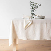 Load image into Gallery viewer, LinenMe 0107210 Tablecloth, 53&quot; x 126&quot;, Cream
