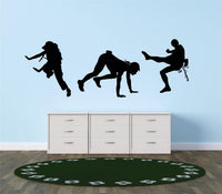 Decals - Rope Climbers Bedroom Bathroom Living Room Picture Art Mural - Size 24 Inches X 48 Inches - Vinyl Wall Sticker - 22 Colors Available