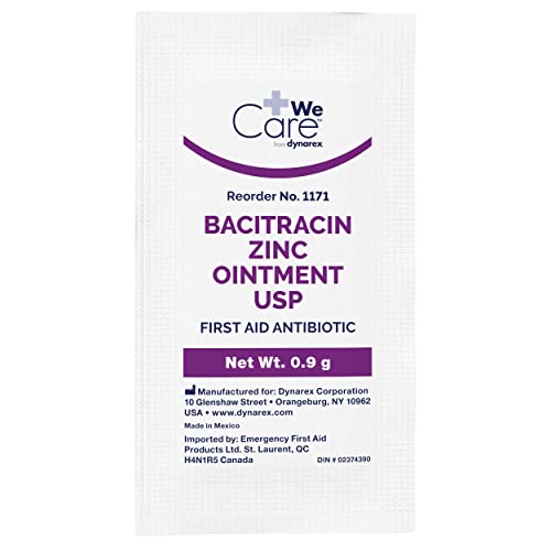 Bacitracin Zinc Ointment, .9 Gram Foil Pack 144 Packs