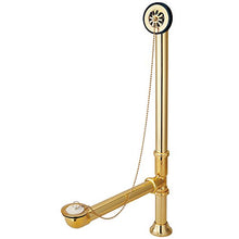 Load image into Gallery viewer, Kingston Brass CC2092 Vintage Claw Foot Bath Drain, 27-5/8-Inch, Polished Brass
