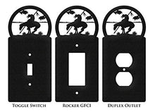 Load image into Gallery viewer, SWEN Products End of Trail Wall Plate Cover (Single Switch, Black)
