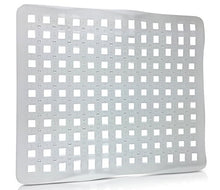 Load image into Gallery viewer, SET OF 2 - Clear Sink Mat Basin Protector, Perforated Design
