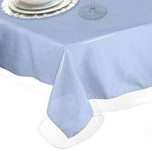 Load image into Gallery viewer, LAMINET Heavy-Duty Deluxe Crystal Clear Vinyl Tablecloth Protector 70&quot; x 108&quot; - Oblong
