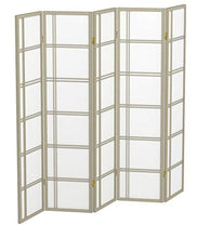 Load image into Gallery viewer, Oriental Furniture 6 ft. Tall Double Cross Shoji Screen - Special Edition - Grey - 5 Panels
