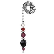Load image into Gallery viewer, Westinghouse Lighting 7729400 Burgundy and Orange Beads Pull Chain, Chrome
