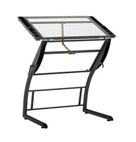 SD STUDIO DESIGNS Triflex Drawing Table, Sit to Stand Up Adjustable Office Home Computer Desk, 35.25