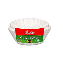 Load image into Gallery viewer, Melitta 8-12 Cup Basket Filter Paper (400 Count, White)
