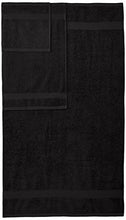 Load image into Gallery viewer, AmazonBasics 6-Piece Fade-Resistant Bath Towel Set - Black
