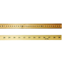 Load image into Gallery viewer, Charles Leonard Wooden Yardstick Ruler, Natural Wood, 36 Inches (77590)
