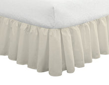 Load image into Gallery viewer, Fresh Ideas Bedding Ruffled Bedskirt, Classic 14&quot; drop length, Gathered Styling, California King, Ivory

