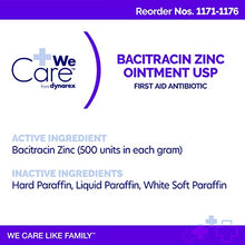 Load image into Gallery viewer, Bacitracin Zinc Ointment, .9 Gram Foil Pack 144 Packs
