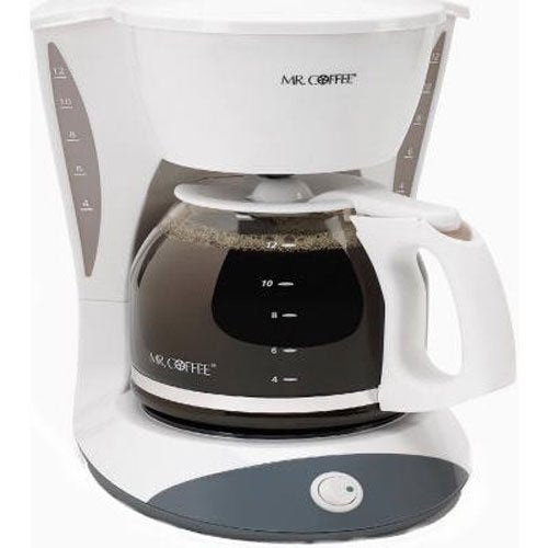 Mr. Coffee DW12 12-Cup Switch Coffeemaker, White