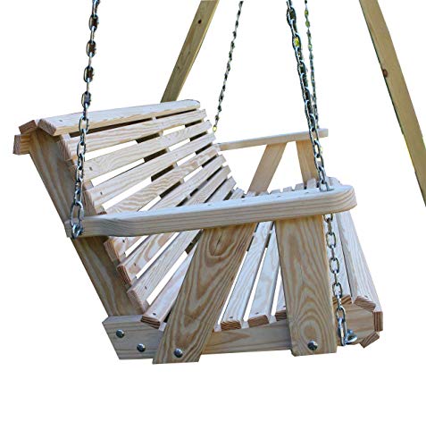 ROLL Back Amish Heavy Duty 800 Lb 5ft. Porch Swing- Made in USA
