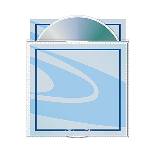 Univenture Poly Archival CD/DVD Sleeve with Safety-Sleeve - Box of 500