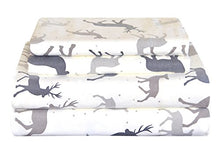 Load image into Gallery viewer, Pointehaven Flannel 170 GSM Sheet Set,Twin XL Autumn Deer
