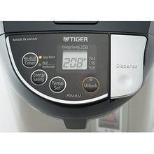 Load image into Gallery viewer, Tiger PDU-A30U-K Electric Water Boiler and Warmer, Stainless Black, 3.0-Liter
