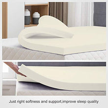 Load image into Gallery viewer, Continental Sleep Foam Topper,Adds Comfort to Mattress, Twin Size, Yellow
