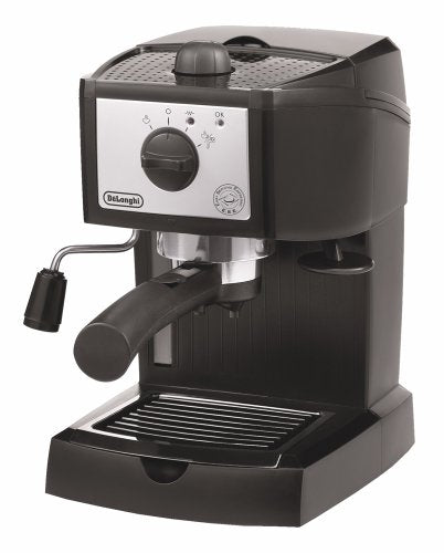 DeLonghi espresso-cappuccino maker Black ~ Silver EC152J