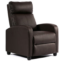 Recliner Chair Reclining Sofa Leather Chair Home Theater Seating Lounge with Padded Seat Backrest