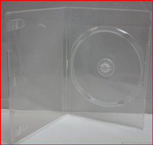Load image into Gallery viewer, 18 Pk 14mm CD DVD Storage Single Case Super Clear Machinable 1 Disc Premium Holder Box Standard Size
