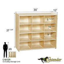 Load image into Gallery viewer, Contender 12-Cubby Wood Storage Unit

