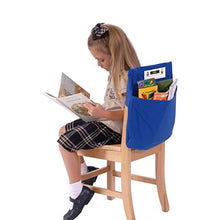 Load image into Gallery viewer, Seat Sack Small, 12 inch, Chair Pocket, Blue, Pack of 2
