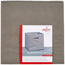 Load image into Gallery viewer, Zeller Storage Box, Microfiber, Grey, 32 x 32 x 32 cm
