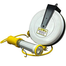 Load image into Gallery viewer, Saf-T-Lite 3613-4000 Stubby II Work Light with Switch &amp; in-Line Ballast, 40ft Reel
