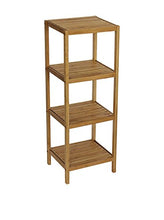 Load image into Gallery viewer, Gallerie Decor Bamboo Natural Spa 4-Shelf Tower Brown
