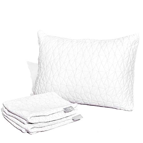 Coop Home Goods - Breathable Ultra Soft Noiseless Pillowcase - Patented Lulltra Fabric from Bamboo Derived Viscose Rayon and Polyester Blend - Oeko-Tex Certified - Queen Size 20