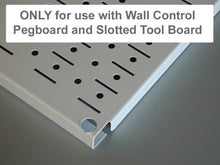 Load image into Gallery viewer, Wall Control Pegboard Paper Towel Holder and Dowel Rod Pegboard Shelf Assembly for Wall Control Pegboard and Slotted Tool Board ?? Blue
