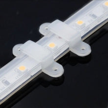 Load image into Gallery viewer, 10mm/0.4 Inches Translucence Soft Silicone Mounting Bracket for LED Strip Lights 50pcs
