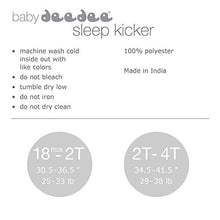 Load image into Gallery viewer, Baby Deedee Kicker Sack with Feet Sleep Bag, Slate, 2-4T
