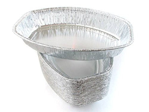 Disposable Aluminum Small Oval Casserole Pan- Individual Size- #4600 (200)