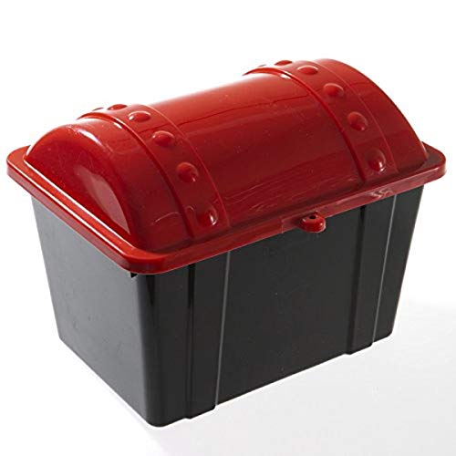 U.S. Toy Treasure Chest/Red-Black, One Size