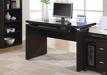 Load image into Gallery viewer, Monarch Specialties Pull-Out Keyboard Tray Computer Desk - Home &amp; Office Computer Desk 48&quot;L (Cappuccino)
