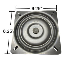 Load image into Gallery viewer, chairpartsonline 6.25&quot; Heavy Duty Replacement Bar Stool Swivel Plate - Made in the USA - S4695
