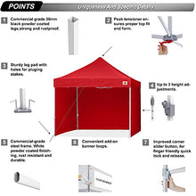 Load image into Gallery viewer, ABCCANOPY Ez Pop Up Canopy Tent with Sidewalls Commercial -Series, Red
