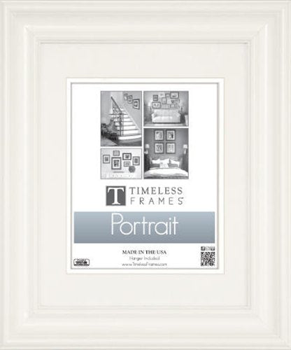 Timeless Frames Lauren Portrait Wall Photo Frame, 16 by 20-Inch, Pure White