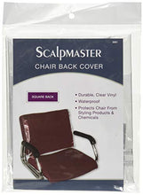 Load image into Gallery viewer, Scalpmaster Square Chair Back Cover, Transparent Vinyl (3061)
