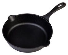 Load image into Gallery viewer, Victoria SKL-208 Cast Iron Skillet. Small Frying Pan Seasoned with 100% Kosher Certified Non-GMO Flaxseed Oil, 8&quot;, Black
