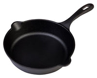 Victoria SKL-208 Cast Iron Skillet. Small Frying Pan Seasoned with 100% Kosher Certified Non-GMO Flaxseed Oil, 8