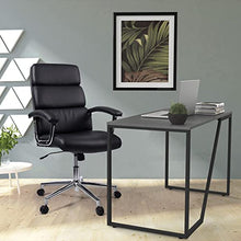 Load image into Gallery viewer, Lorell Leather High-Back Executive Chair, Black
