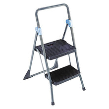 Load image into Gallery viewer, Commercial 2-Step Folding Step Stool, 300lb Duty, 20-1/2wx24-3/4dx39-1/2h, Gray
