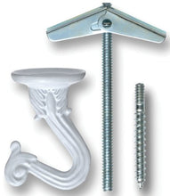Load image into Gallery viewer, Ook 50340 30 Lb Capacity Small White Swag Hooks 2 Piece
